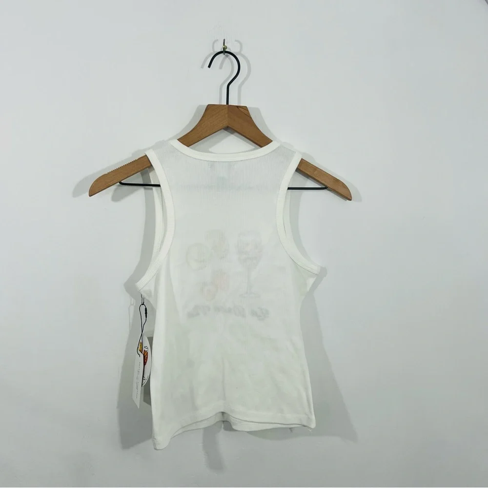 Better / Together White Ribbed Graphic Tank La Dolce Vita Graphic Aperol Spritz - Picture 6 of 7